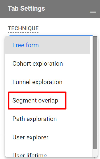 نحوه ساخت گزارش Segment overlap در آنالیتیکس ۴ - کمک کامپیوتری آنلاین